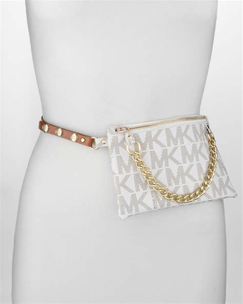 front chain belt bag michael kors|michael kors belt with pouches.